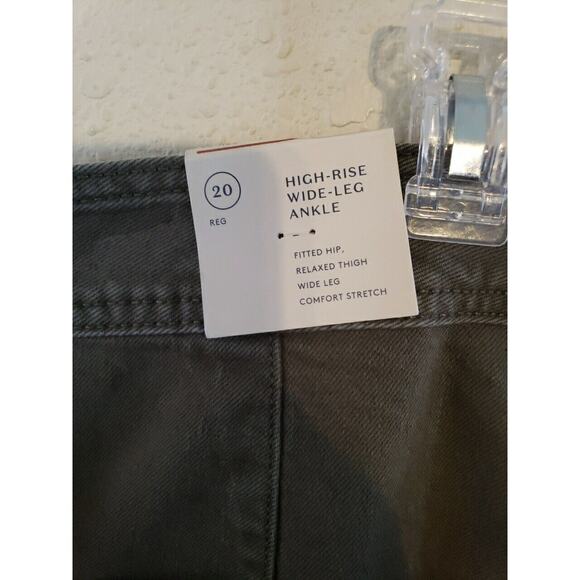 New Women’s High-Rise Sailor Wide Leg Ankle Jeans Universal Thread Y2K Size 20 - Picture 3 of 12